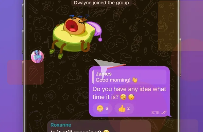 快速消息功能示意图